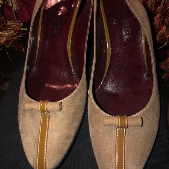 WOMEN’S CHANEL SUEDE SLINGBACK PUMPS SZ 8.5 US - Picture 9 of 9